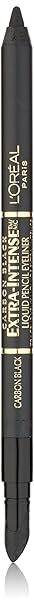 L'Oreal Paris Extra-Intense Liquid Pencil Eyeliner, Carbon Black, 0.03 Ounces