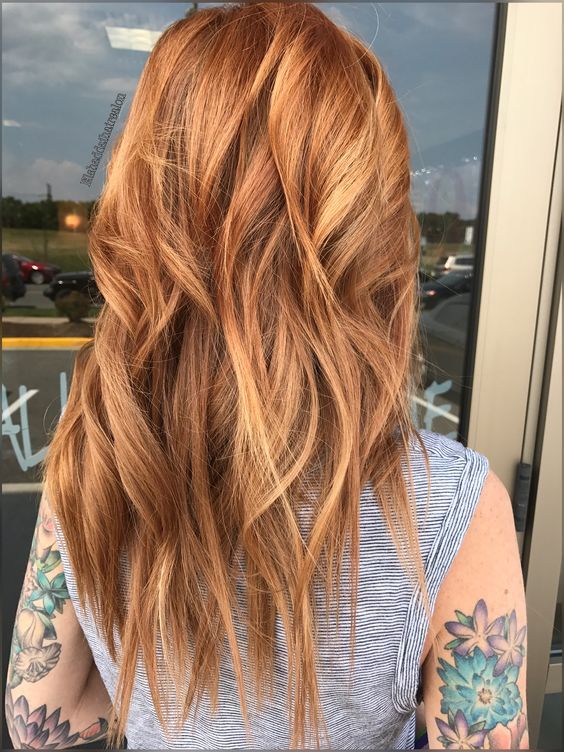 Balayage red hair and blonde. blonde balayage hair color For Fall and Summer Beautiful 