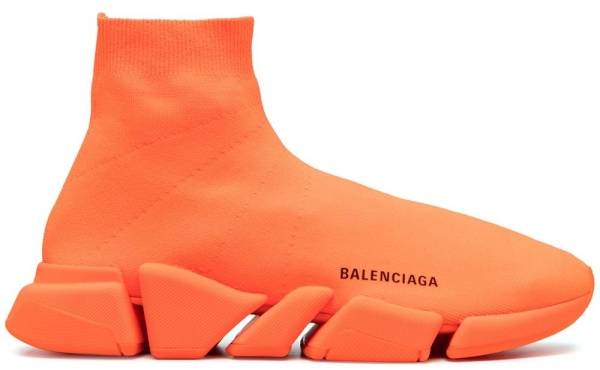 red Balenciaga Speed 2.0 Sock-style Sneakers