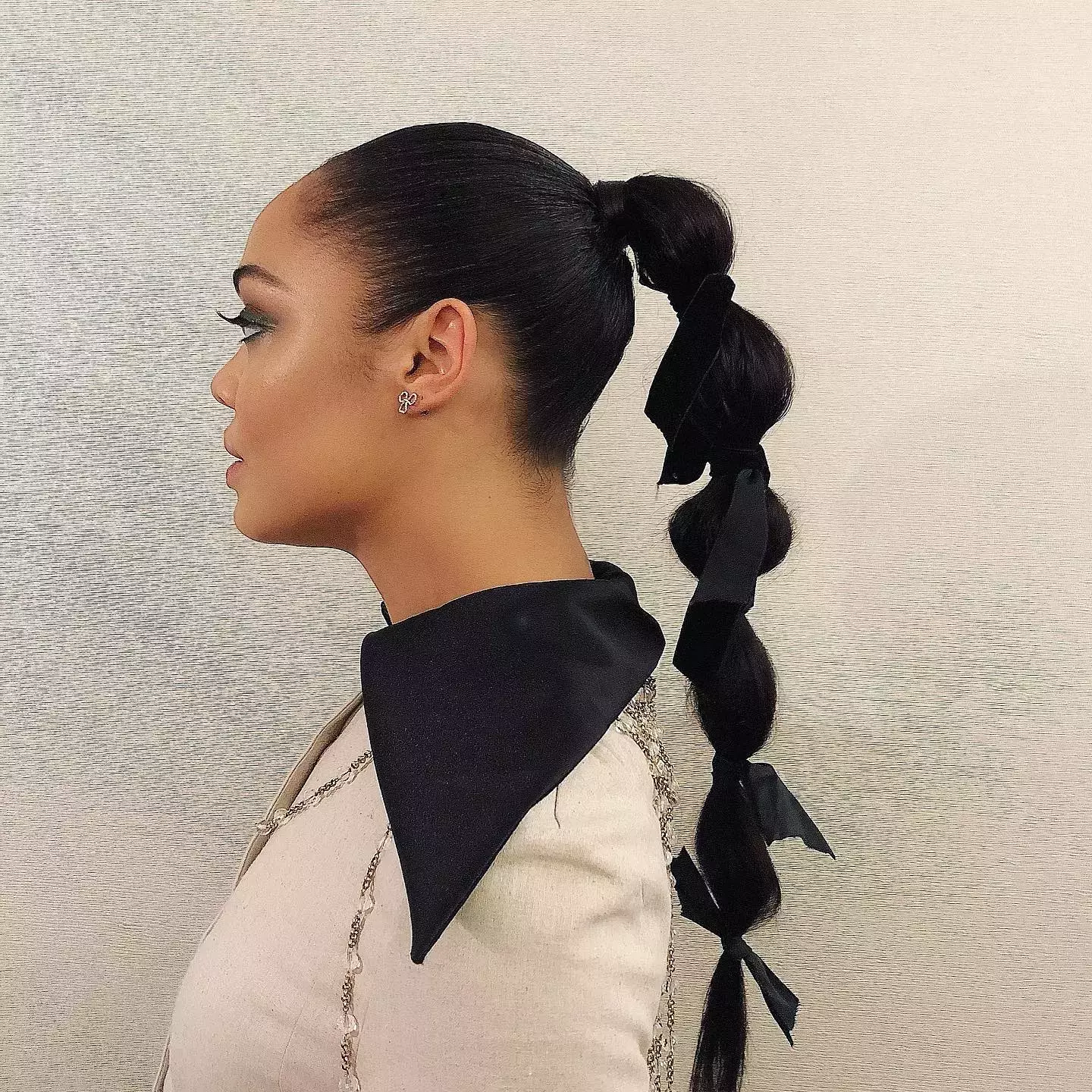 Bubble Ponytail For Thanksgiving