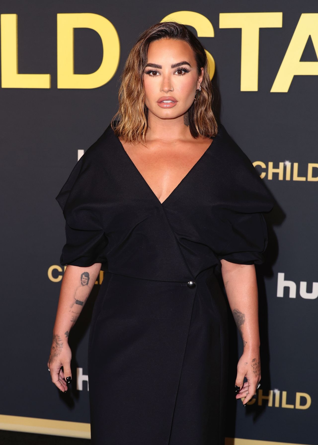 Demi Lovato Slays In Sultry Black Gown At Hulu Documentary Premiere