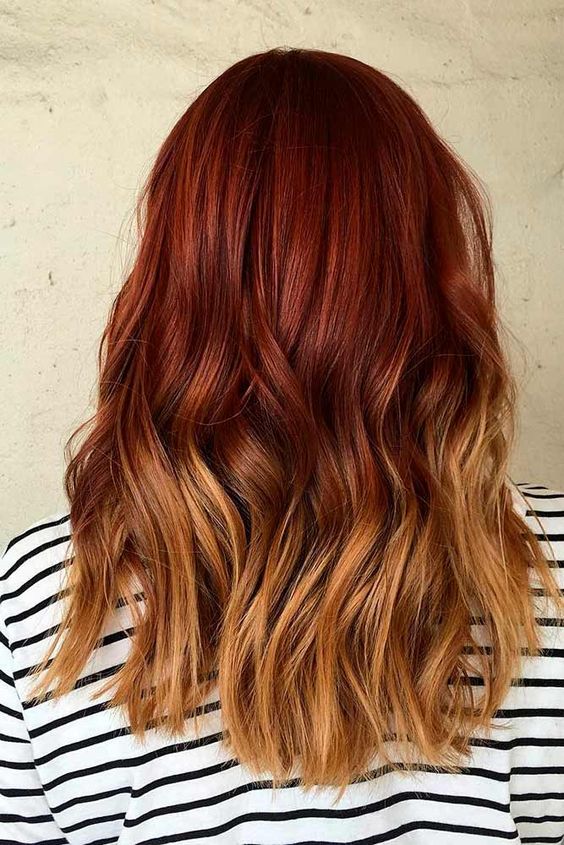 Gorgeous Red Ombre Hair Styles You Know You Want To Try ★ See more: http://lovehairstyles.com/red-ombre-hair-styles/