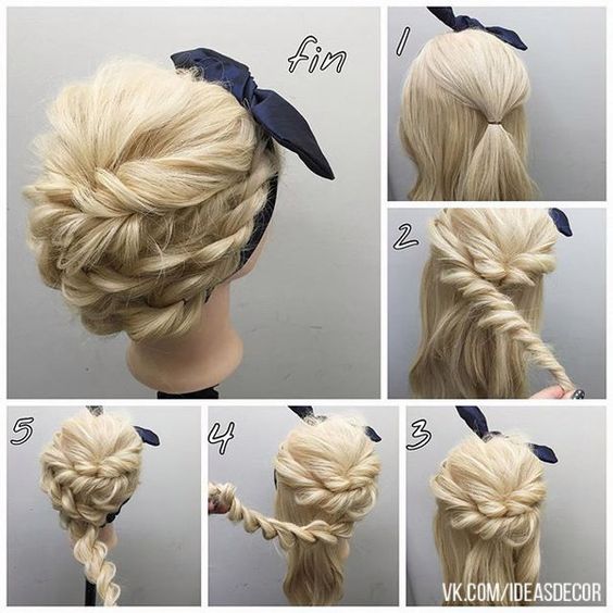 Easy Step by Step Hair Tutorials for Long, Medium and Short Hair