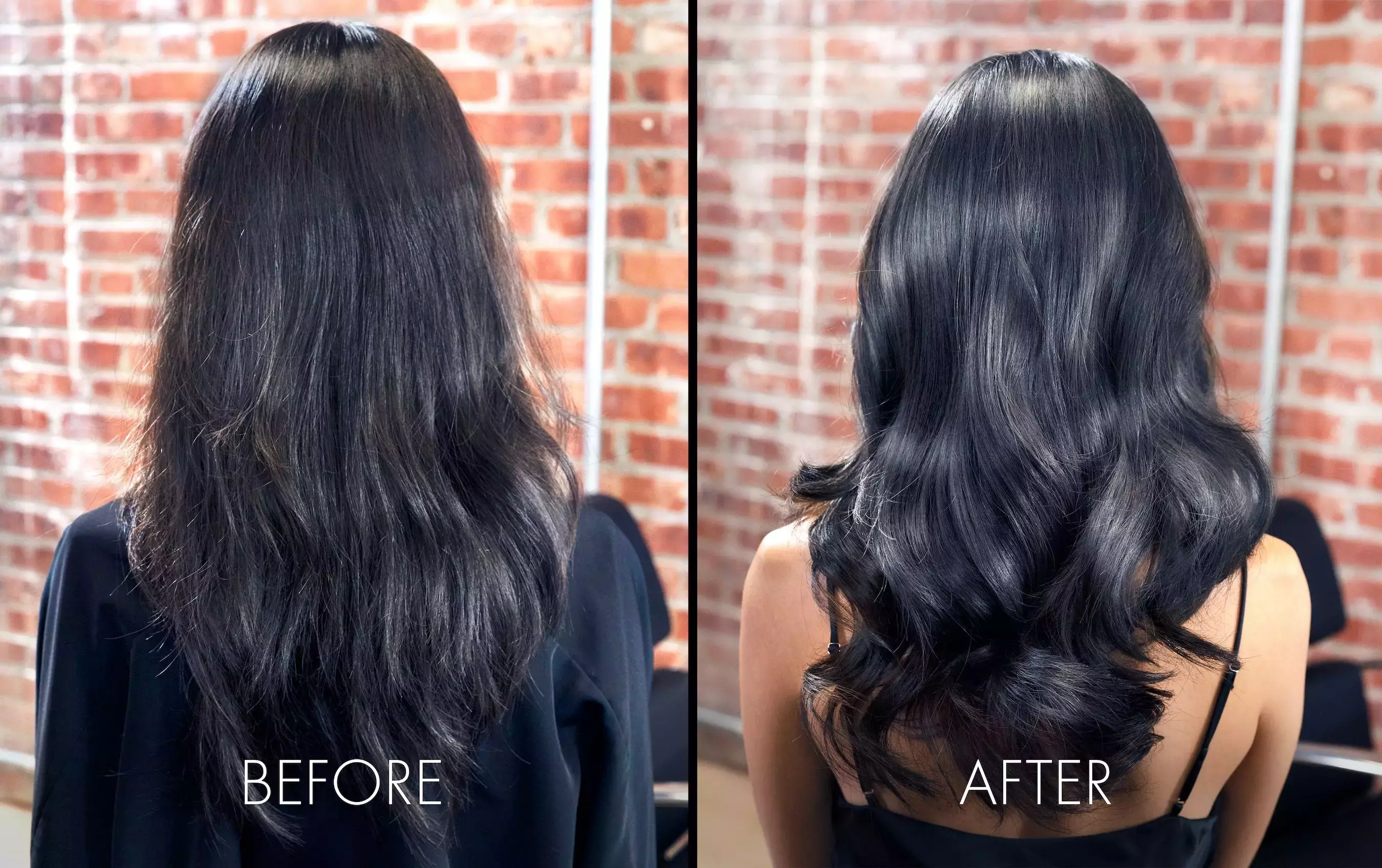 Hair Gloss Before And After Hair