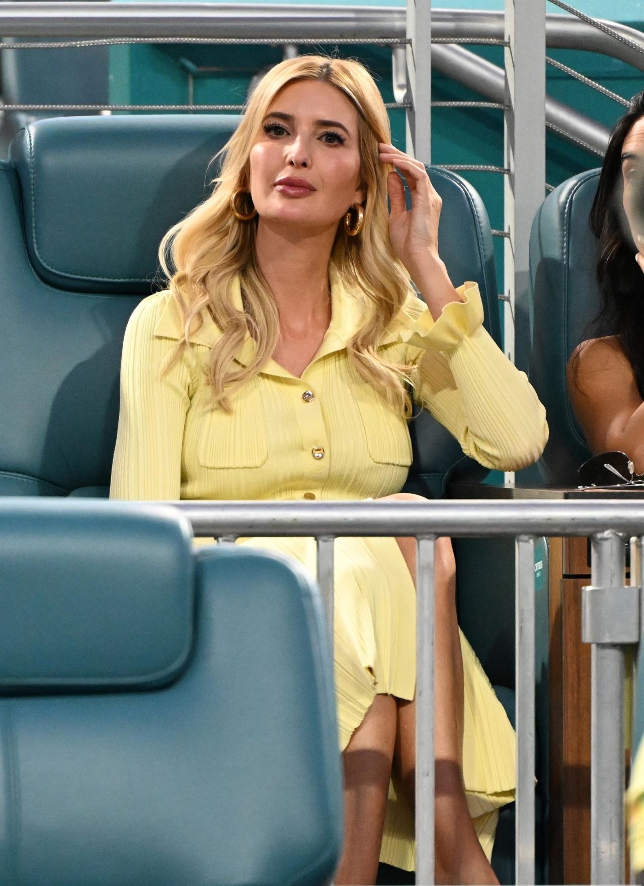 Ivanka Trump And Jared Kushner At Carlos Alcaraz Vs Grigor Dimitrov At The Miami Open