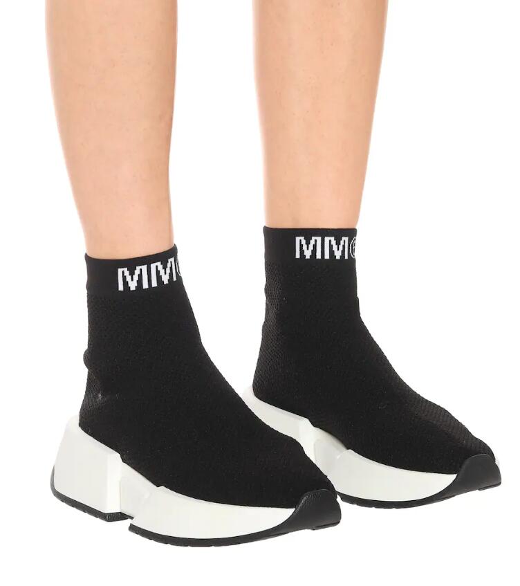 Maison Margiela MM Logo Sock Sneakers