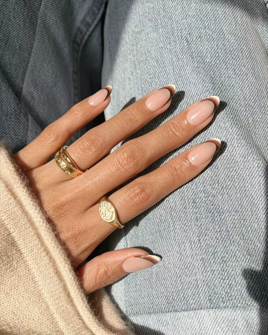 Natural Nails Inspired By Lattes