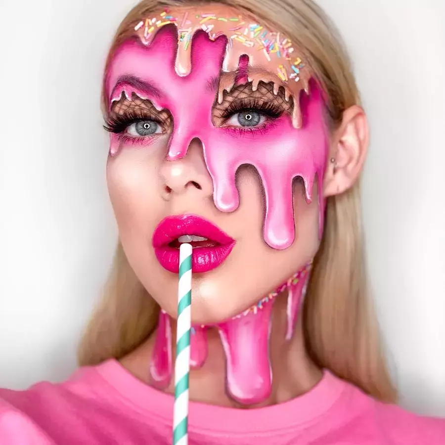 Sexy Milkshake Halloween Makeup