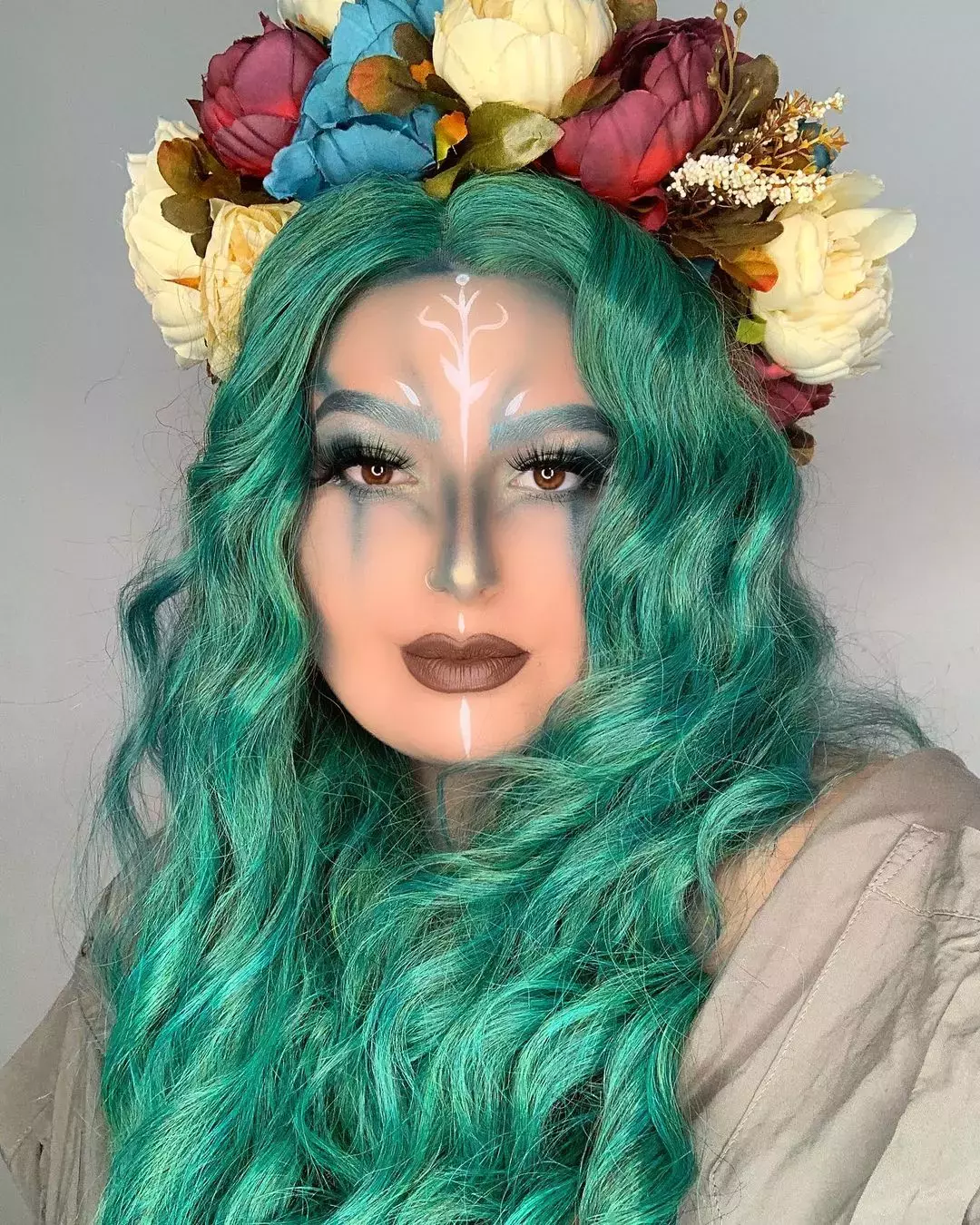 Sexy Mother Nature Halloween Makeup