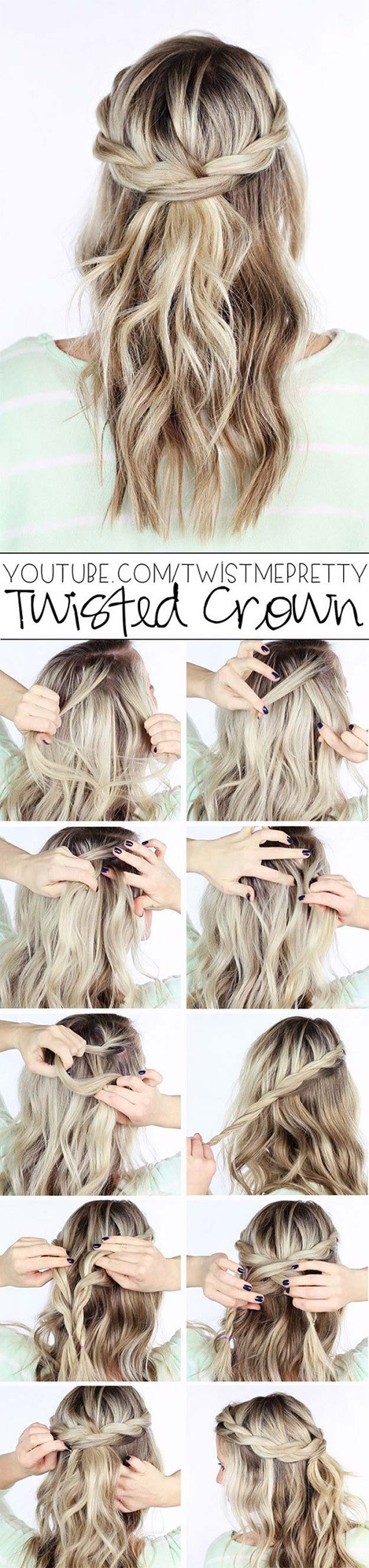 Simple Easy Step by Step Braid Tutorials