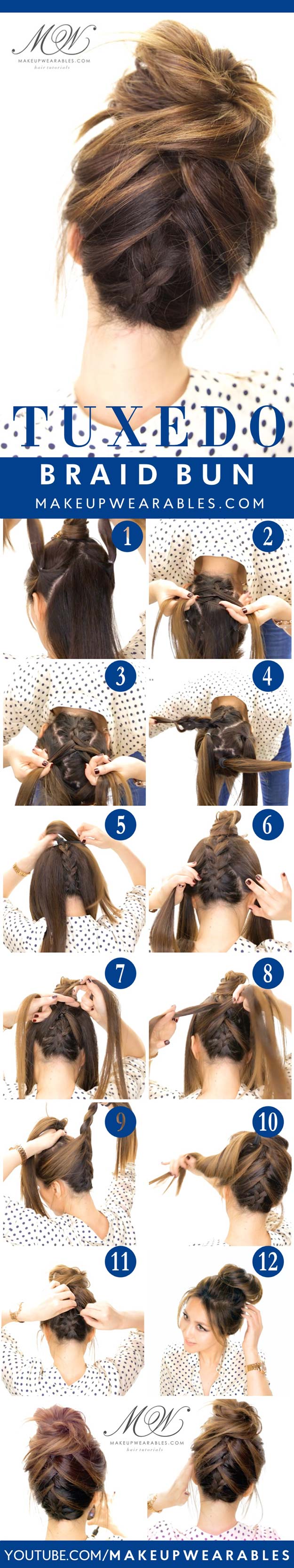 Simple Easy Step by Step Braid Tutorials