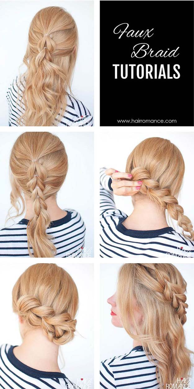 Simple Easy Step by Step Braid Tutorials