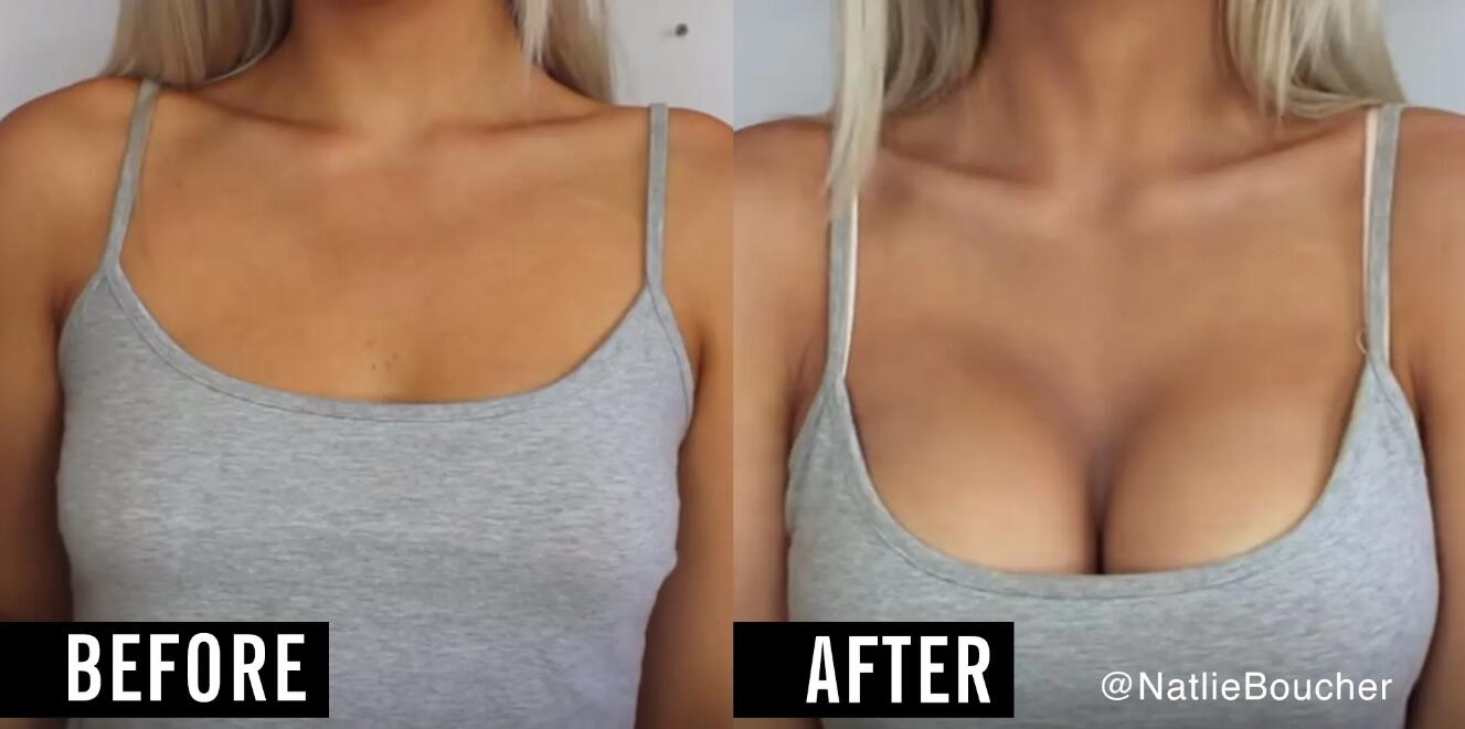 small breast look bigger