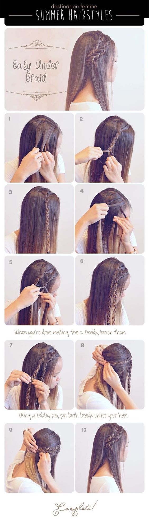 Step by Step Hair Tutorials for School