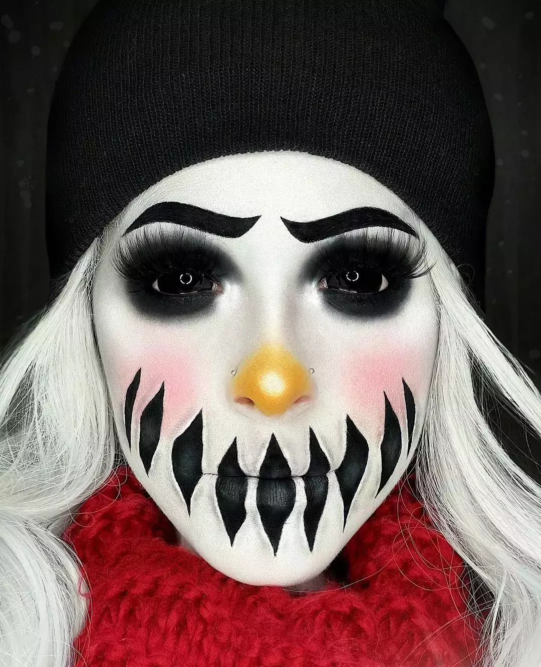 This Snowman Makeup For Halloween