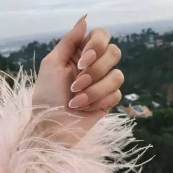 This Wavy French Manicure