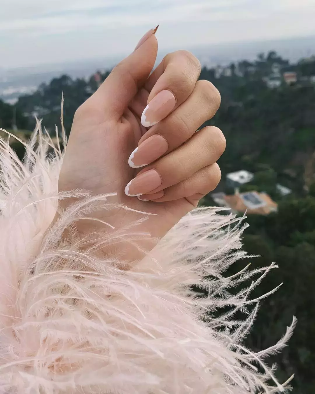 This Wavy French Manicure