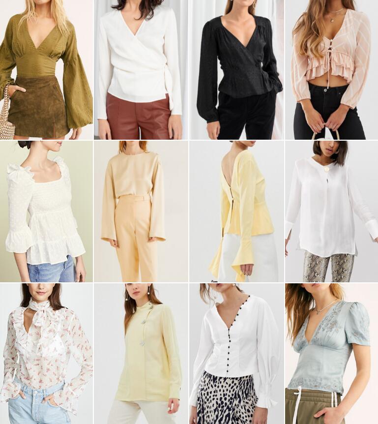 Types of Blouses for women