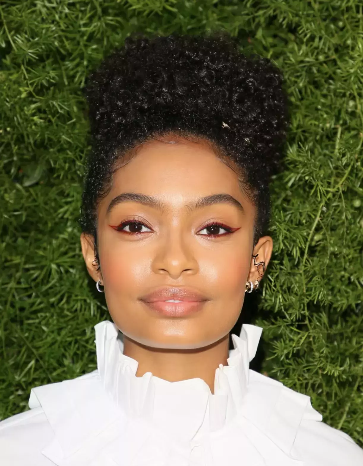 Yara Shahidis Red Eyeliner Christmas Look